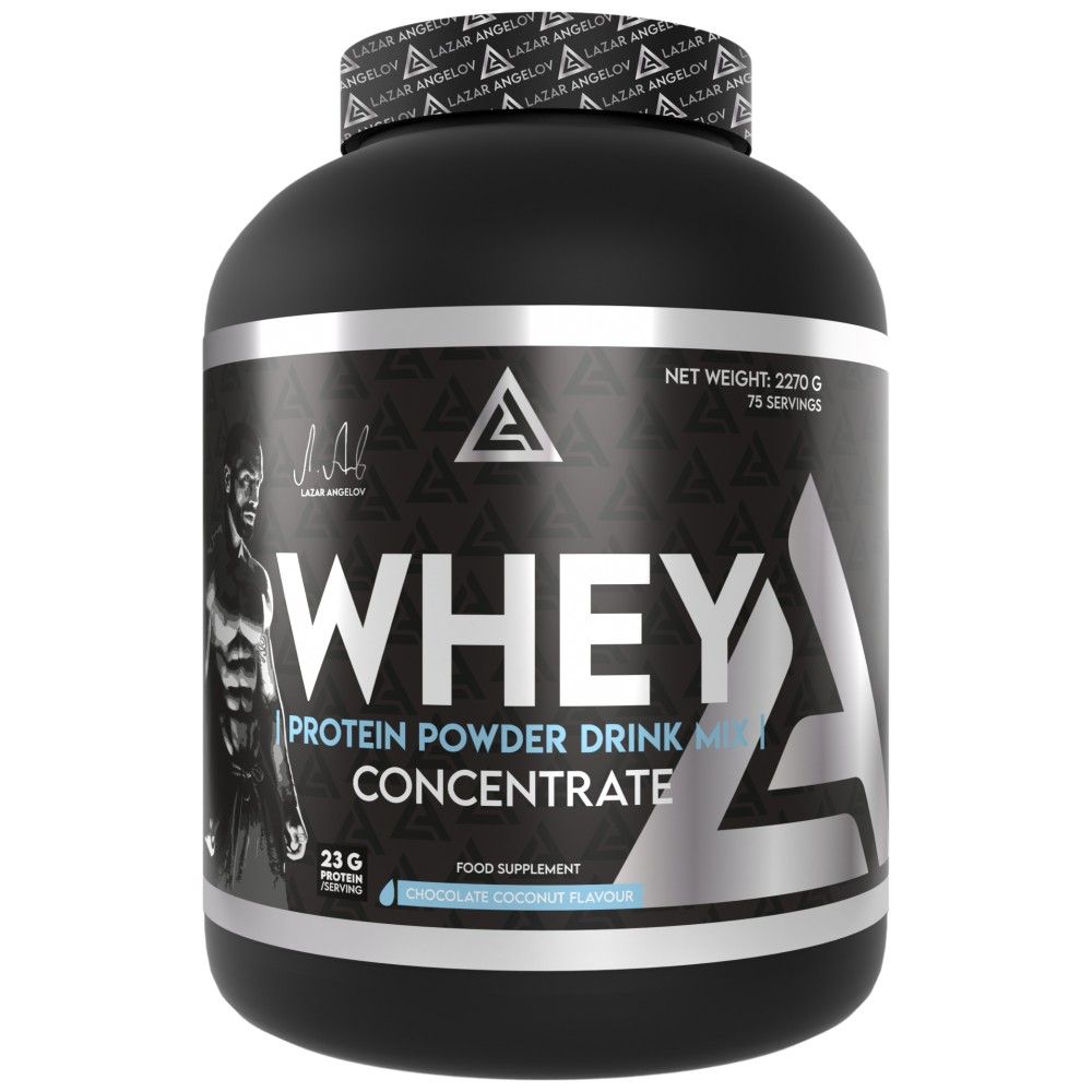 LA Whey Protein Powder Drink Mix | Concentrate - 2270 грама  Lazar Angelov Nutrition - Nutra Best Bulgaria