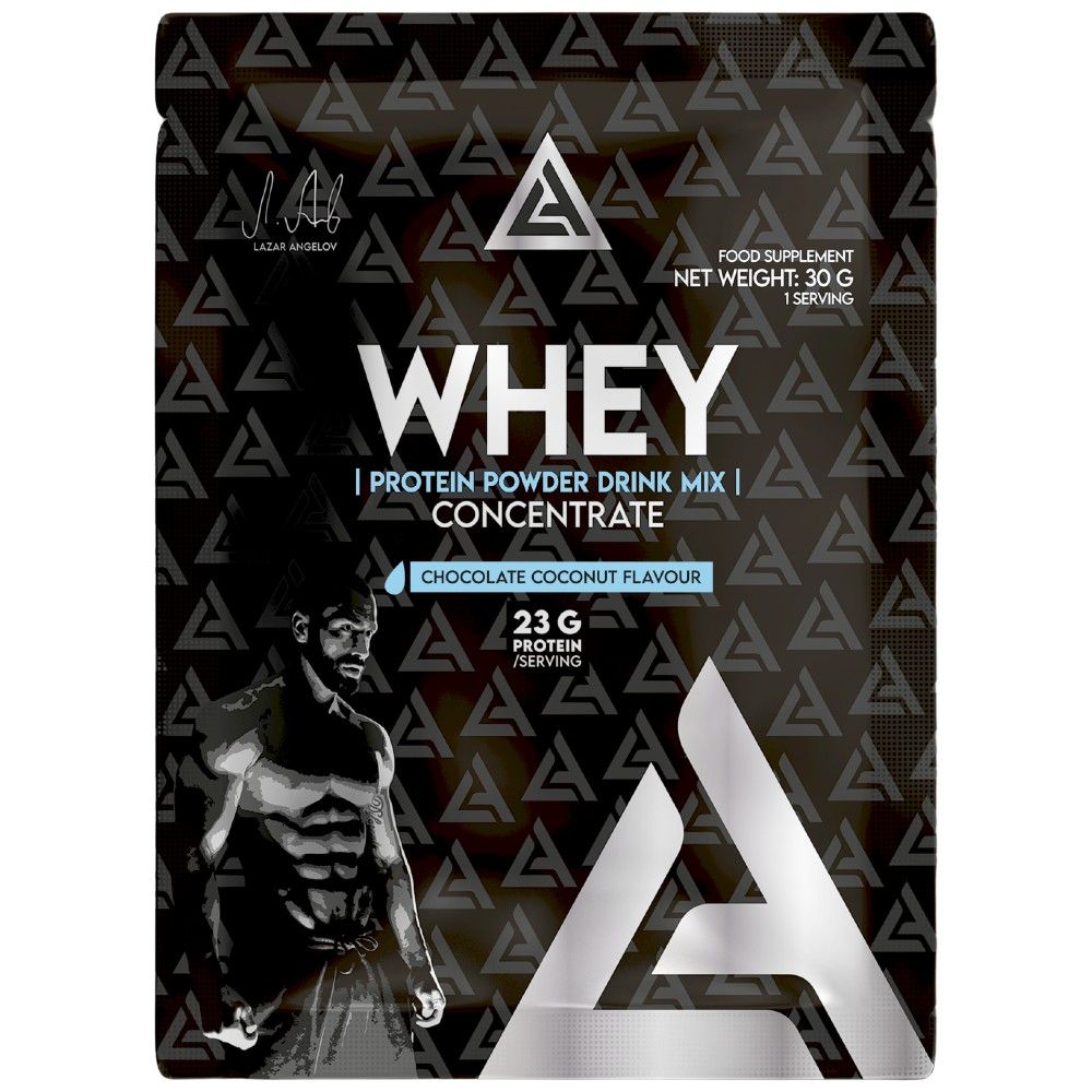LA Whey Protein Concentrate | Premium Drink Mix - 30 грама  Lazar Angelov Nutrition - Nutra Best Bulgaria