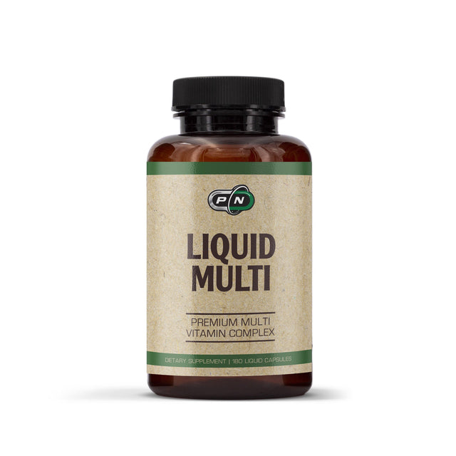 LIQUID MULTI - 180 Liquid Capsules  Pure Nutrition - Nutra Best Bulgaria