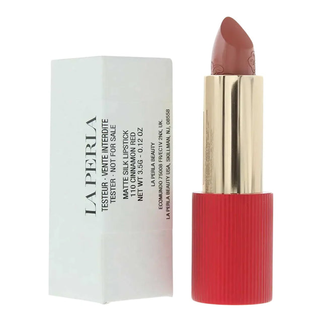 La Perla, Matte Silk, Matte Silk, Cream Lipstick, 110, Cinnamon Red, 3.5 g *Tester  La Perla - Nutra Best Bulgaria