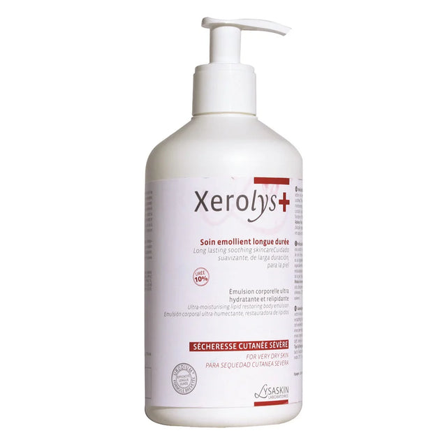 Lab Lysaskin, Xerolys 10, Urodium, Emollient, Daily, Emulsion, For Face, 500 ml  Lab Lysaskin - Nutra Best Bulgaria