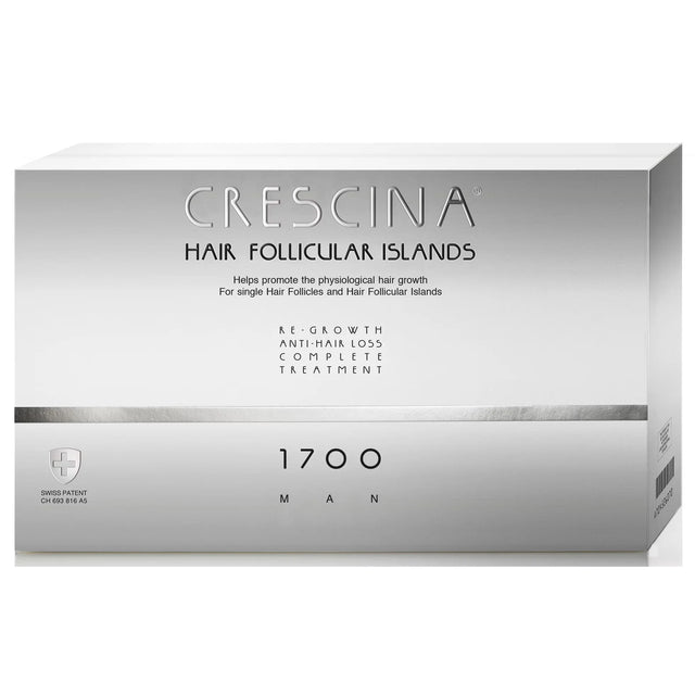 Labo, Crescina Follicular Islands 1700, For Growth Stimulation, Ampoules Treatment Serum, For Scalp, For Men, 10 +10 pcs  Labo - Nutra Best Bulgaria