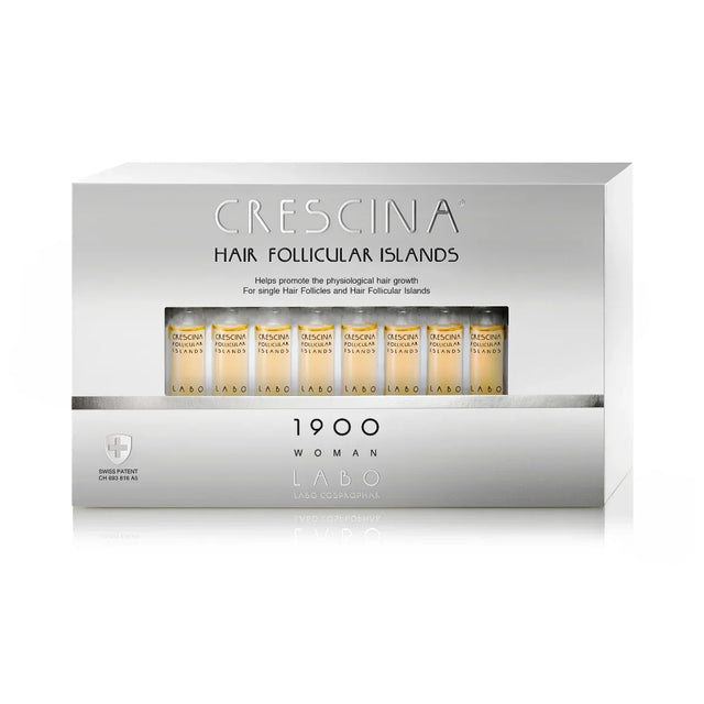 Labo,  Crescina Follicular Islands 1900, For Growth Stimulation, Ampoules Treatment Serum, For Scalp, For Women, 20 pcs  Labo - Nutra Best Bulgaria