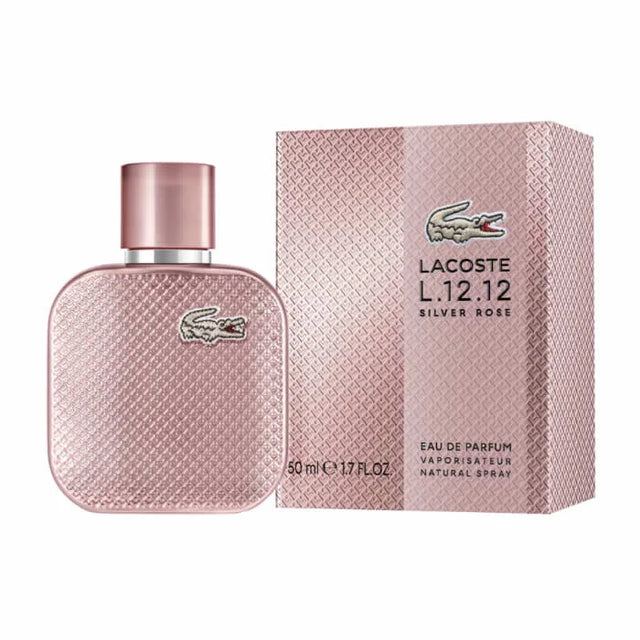 Lacoste L.12.12 Silver Rose Eau De Parfum Spray 50ml  LACOSTE - Nutra Best Bulgaria