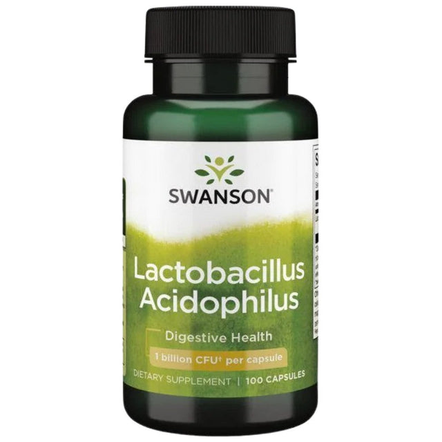 Lactobacillus Acidophilus 1 billion CFU 100 капсули  Swanson - Nutra Best Bulgaria