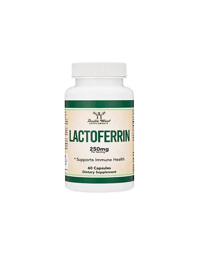 Lactoferrin 250 mg - 60 капсули  Double Wood - Nutra Best Bulgaria