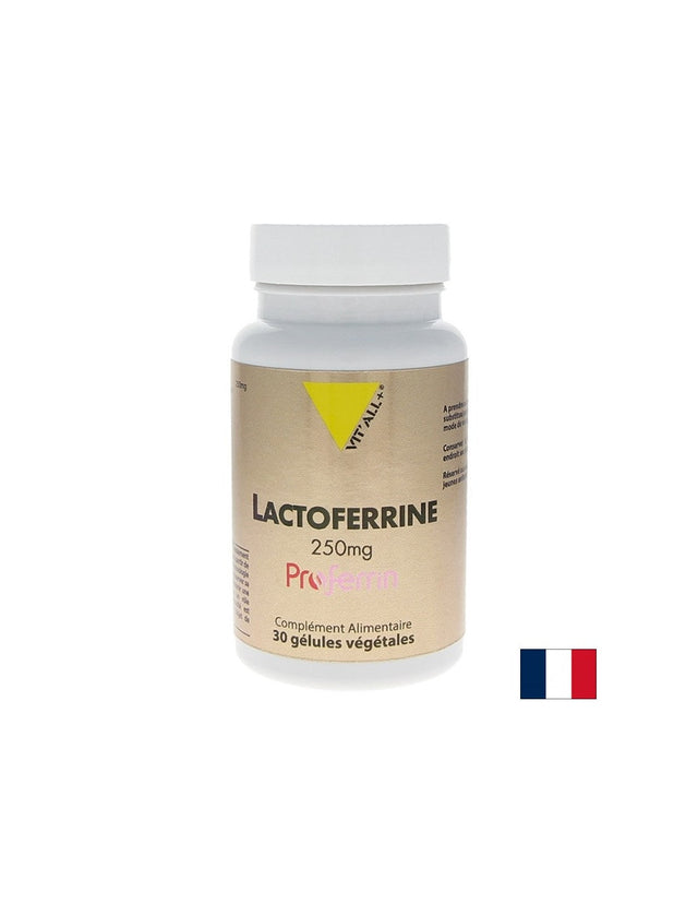 Имунитет - Лактоферин Lactoferrin Proferrin® , 250 mg х 30 капсули  Vit'all Plus - Nutra Best Bulgaria