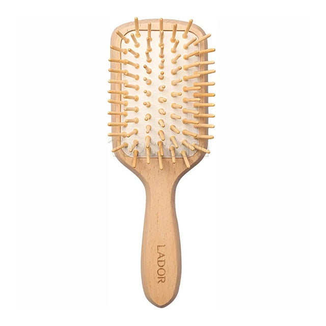 Lador Detangling Paddle Hair Brush Wood 19 cm * 4,3 cm * 6,8 cm  Lador - Nutra Best Bulgaria