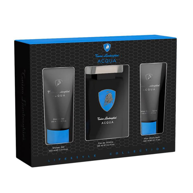 Lamborghini - Acqua Gift set EDT 125 ml, shower gel 100 ml and After Shave Balsam (after shave balm) 100 ml - 125ml  TONINO LAMBORGHINI - Nutra Best Bulgaria