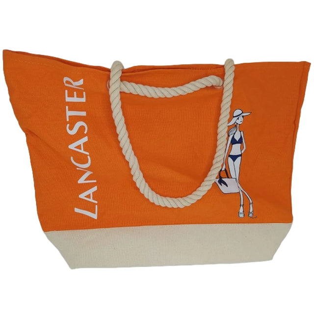 Lancaster, Lancaster, Material, Textile Handbag, Beach, Orange, 44 x 26 cm  Lancaster - Nutra Best Bulgaria