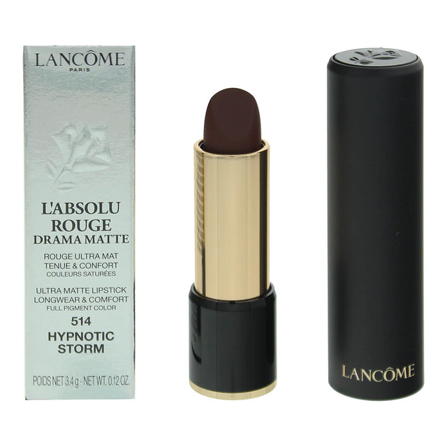 Lancome, L'Absolu Rouge Drama Matte, Matte, Cream Lipstick, 514, Hypnotic Storm, 3.4 g  Lancome - Nutra Best Bulgaria