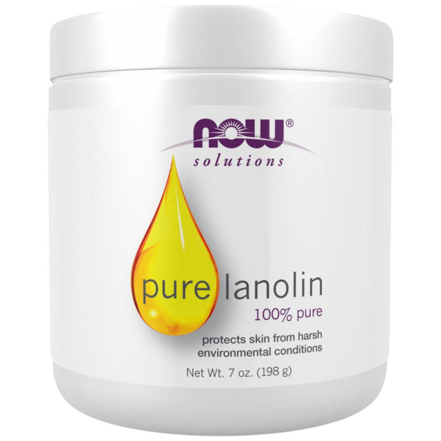 Lanolin | 100% Pure - 198 грама  NOW Foods - Nutra Best Bulgaria
