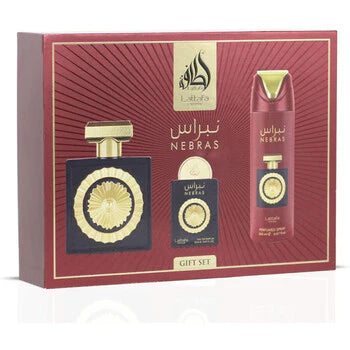 Lattafa Perfumes - Nebras Gift set EDP 100 ml, deospray 200 ml and EDP 20 ml - 100ml  Lattafa Perfumes - Nutra Best Bulgaria
