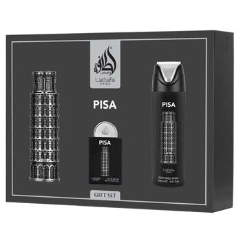 Lattafa Perfumes - Pride Pisa Gift Set EDP 100 ml, deospray 200 ml and EDP 20 ml - 100ml  Lattafa Perfumes - Nutra Best Bulgaria
