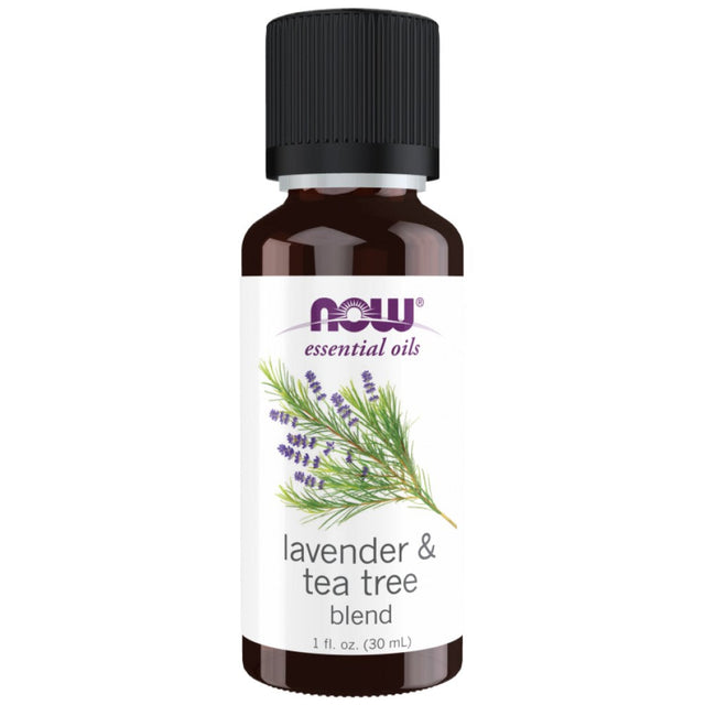 Lavender & Tea Tree Oil Blend - 30 мл  NOW Foods - Nutra Best Bulgaria