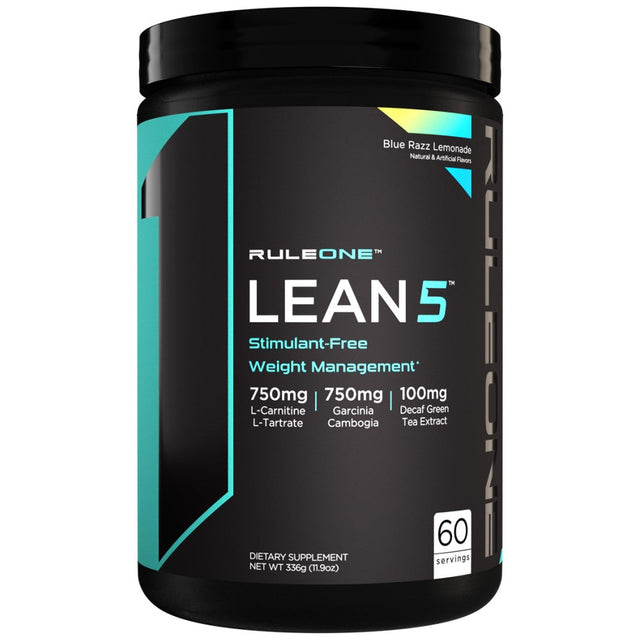Lean 5 | Stimulant-Free Weight Management - 336 грама  Rule1 - Nutra Best Bulgaria