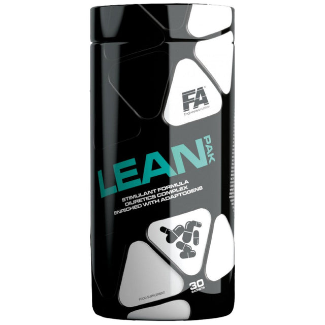 Lean Pak | Ultimate Fat Burning Formula with Thermogenics, Diuretic & Adaptogens - 30 Пакета  FA Nutrition - Nutra Best Bulgaria