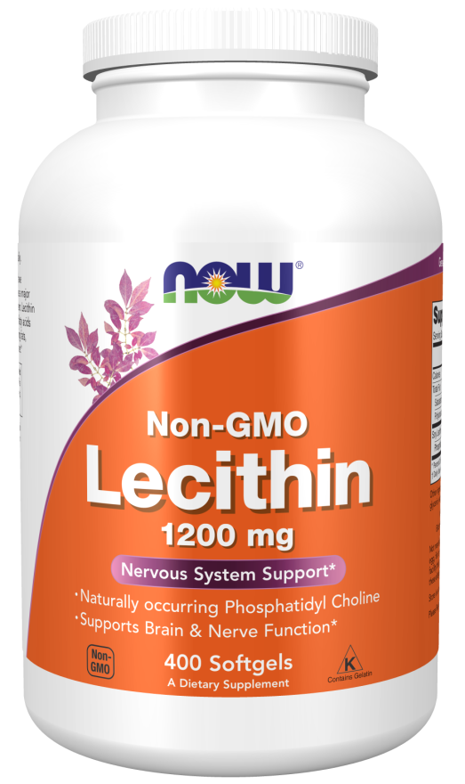 Lecithin 1200 МГ - 400 Дражета  NOW Foods - Nutra Best Bulgaria