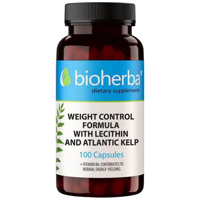 Lecithin,Kelp,B-6 and Cider Vinegar - 100 капсули  Bioherba - Nutra Best Bulgaria