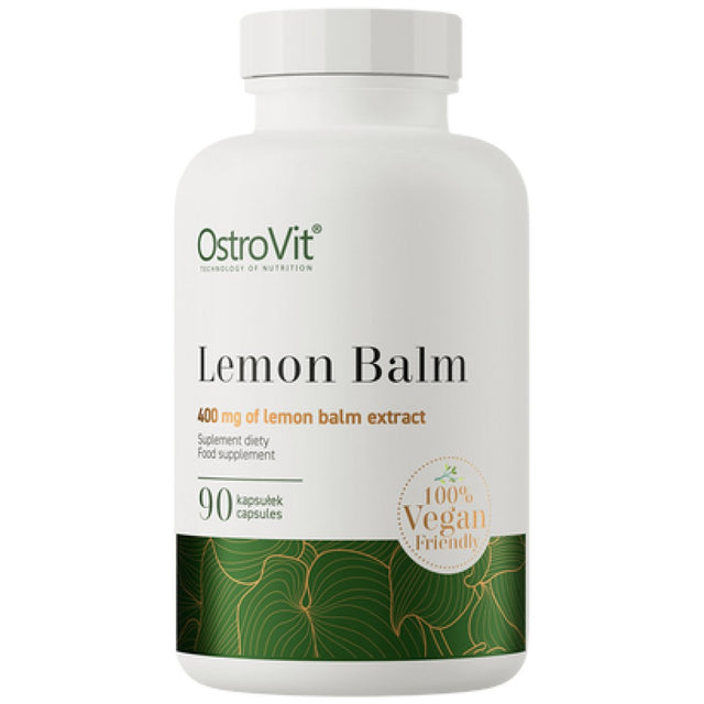 Lemon Balm 400 mg | Vege - Маточина 90 капсули  OstroVit - Nutra Best Bulgaria