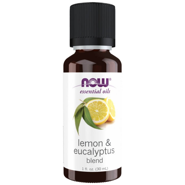 Lemon & Eucalyptus Oil Blend - 30 мл  NOW Foods - Nutra Best Bulgaria