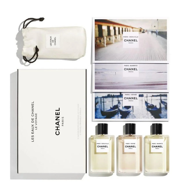 Les Eaux De Chanel Set Chanel: Paris – Deauville, Eau De Toilette, For Women, 30 ml + Paris – Venise, Eau De Toilette, For Women, 30 ml + Paris – Biarritz, Eau De Toilette, For Women, 30 ml  Chanel - Nutra Best Bulgaria