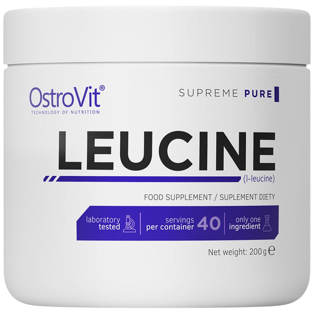 Leucine Powder 200 грама  OstroVit - Nutra Best Bulgaria