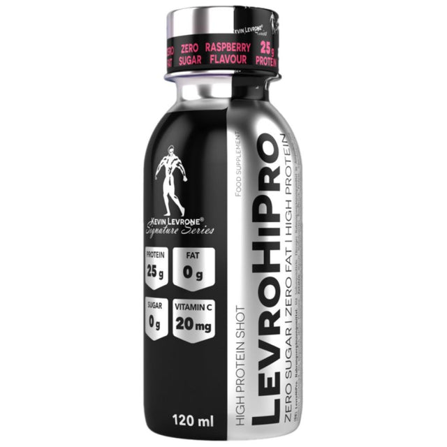LevroHiPro Shot / 25 g of Hydrolyzed Beef Protein with Zero Sugar - 120 мл  Kevin Levrone - Nutra Best Bulgaria