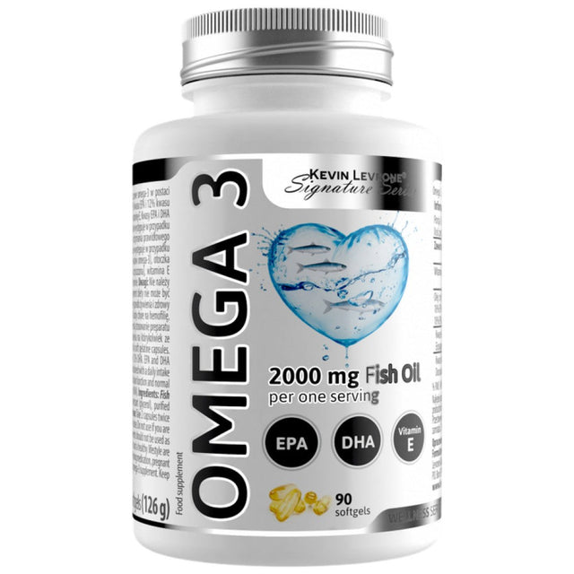 Levrone Omega 3 / Fish Oil - 90 Гел капсули  Kevin Levrone - Nutra Best Bulgaria