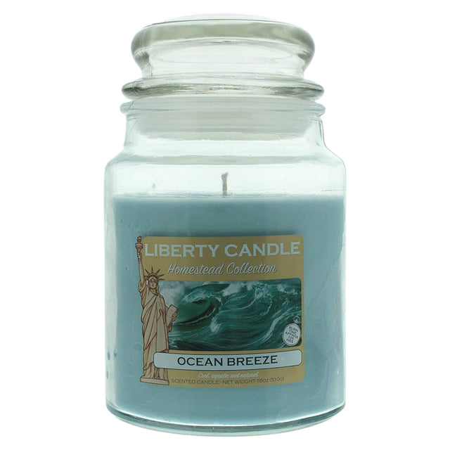 Liberty Candle, Ocean Breeze, Cool, Scented Candle, 510 g  Liberty Candle - Nutra Best Bulgaria