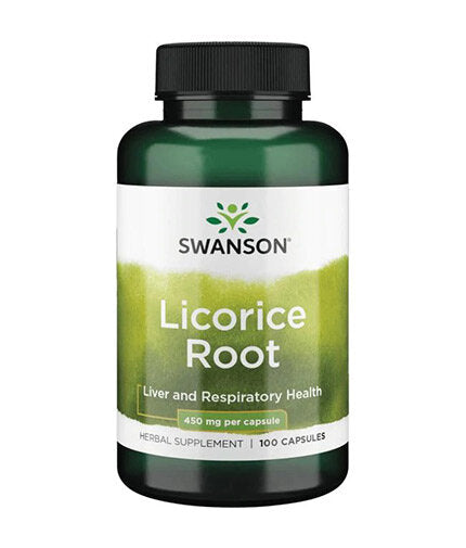 Licorice Root 450 mg - 100 капсули  Swanson - Nutra Best Bulgaria