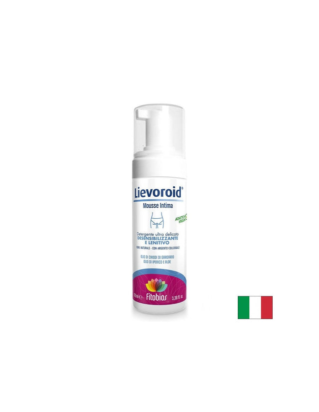 Интимна мус-пяна с алое вера и жълт кантарион – За деликатна ежедневна хигиена, Lievoroid®, 100 ml  Fitobios - Nutra Best Bulgaria
