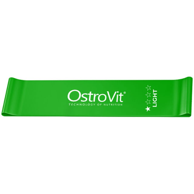 Непрекъснат тренировъчен ластик Light / Зелен  OstroVit - Nutra Best Bulgaria