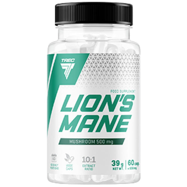 Lion's Mane 500 mg - 60 капсули  Trec Nutrition - Nutra Best Bulgaria