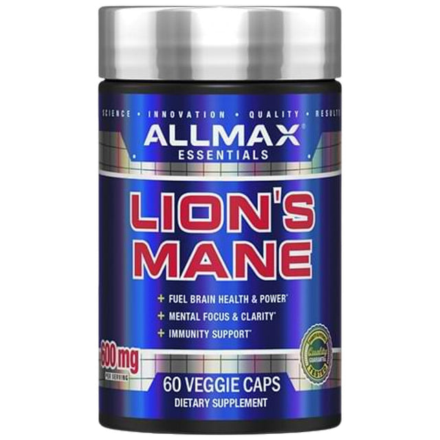 Lion's Mane Extract 600 mg - 60 капсули  AllMax Nutrition - Nutra Best Bulgaria