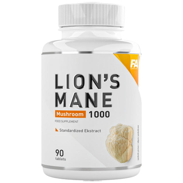 Lion's Mane Mushroom 1000 - 90 Таблетки  FA Nutrition - Nutra Best Bulgaria