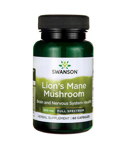 Lion's Mane Mushroom 500 mg - 60 капсули - Nutra Best