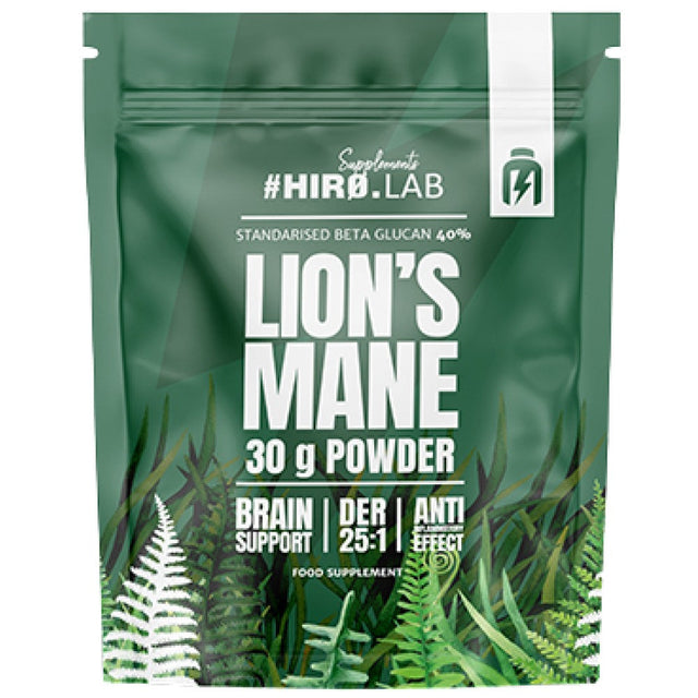 Lion's Mane Powder 25:1 500 mg - 30 грама  Hero.Lab - Nutra Best Bulgaria