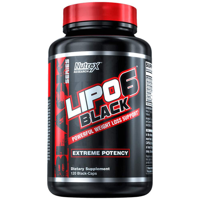 Lipo 6 Black 120 капсули  Nutrex - Nutra Best Bulgaria