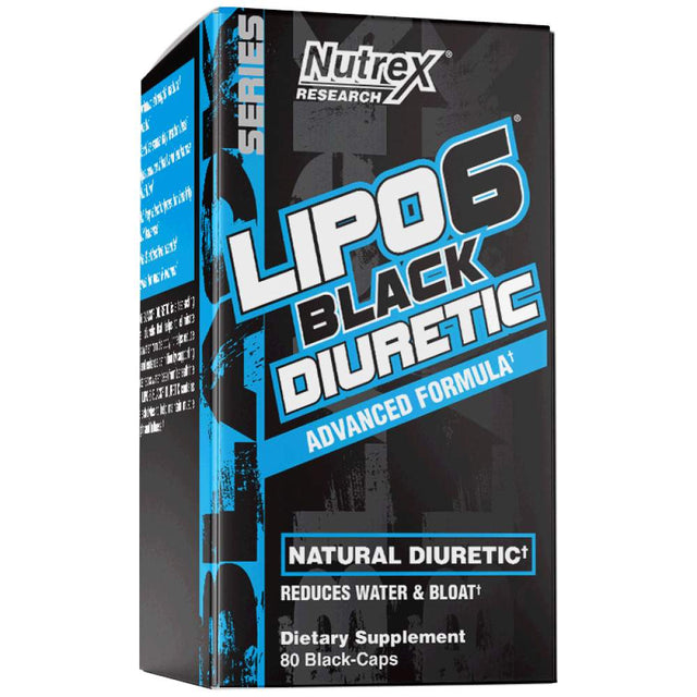 Lipo 6 Black / Diuretic - 80 капсули  Nutrex - Nutra Best Bulgaria