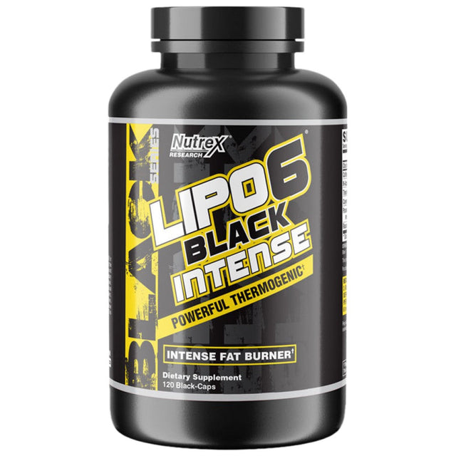 Lipo 6 Black / Intense - 120 капсули  Nutrex - Nutra Best Bulgaria