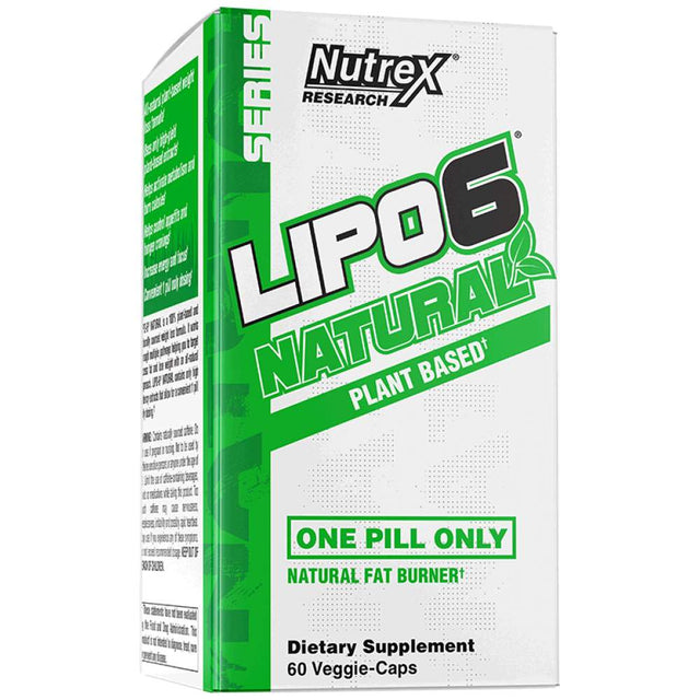 Lipo 6 Natural / Plant Based 60 капсули  Nutrex - Nutra Best Bulgaria