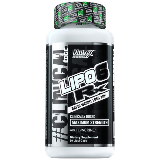 Lipo 6 Rx - 60 Гел капсули  Nutrex - Nutra Best Bulgaria