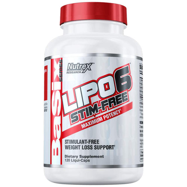 Lipo-6 Stim Free 120 капсули  Nutrex - Nutra Best Bulgaria