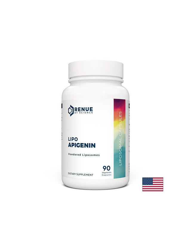 Нервна система - Апигенин (липозомна форма) - Lipo Apigenin, 75 mg х 90 капсули  Renue by science - Nutra Best Bulgaria