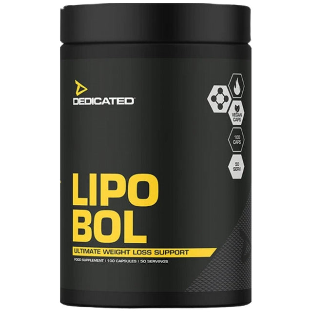 Lipo-Bol | with MitoBurn & Paradoxine - 100 капсули  Dedicated Nutrition - Nutra Best Bulgaria
