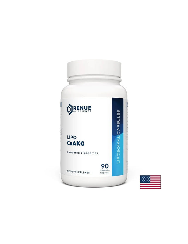 Клетъчно здраве - Калциев Алфа-Кетоглутарат (липозомен) - Lipo CaAKG, 300 mg х 90 капсули - Nutra Best