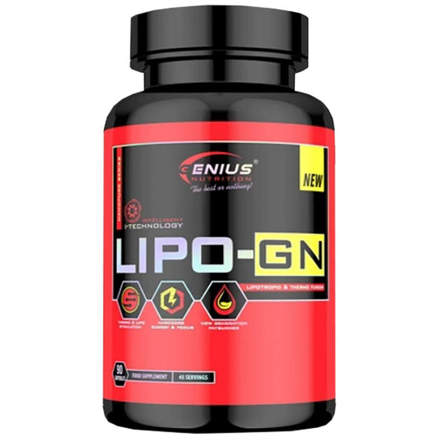 Lipo-GN - 90 капсули  Genius Nutrition - Nutra Best Bulgaria
