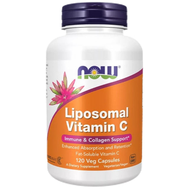 Liposomal Vitamin C - 120 капсули  NOW Foods - Nutra Best Bulgaria