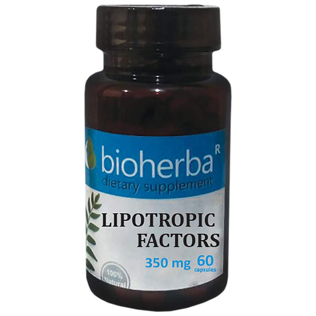 Lipotropic Factors 350 mg - 60 капсули  Bioherba - Nutra Best Bulgaria